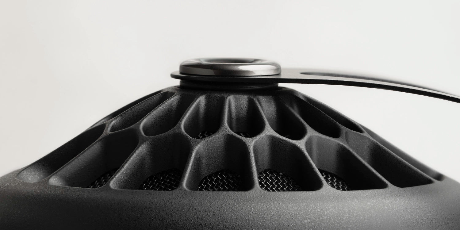 Meze Audio 105 AER best open back hifi audiophile premium headphones earcup view lateral