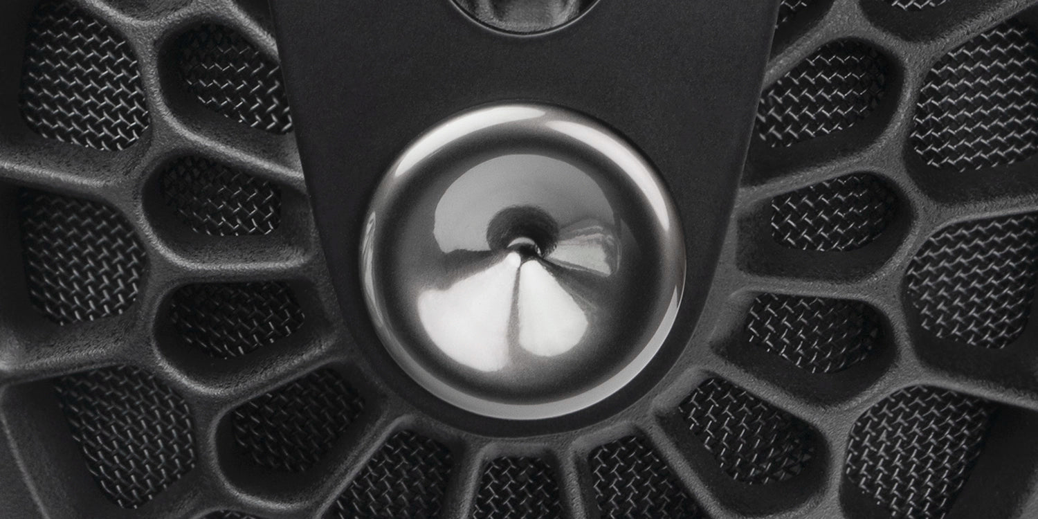Meze Audio 105 AER best open back hifi audiophile premium headphones earcup macro view