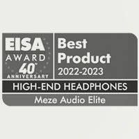 EISA best product 2022 2023 best wired head phones award Meze Elite