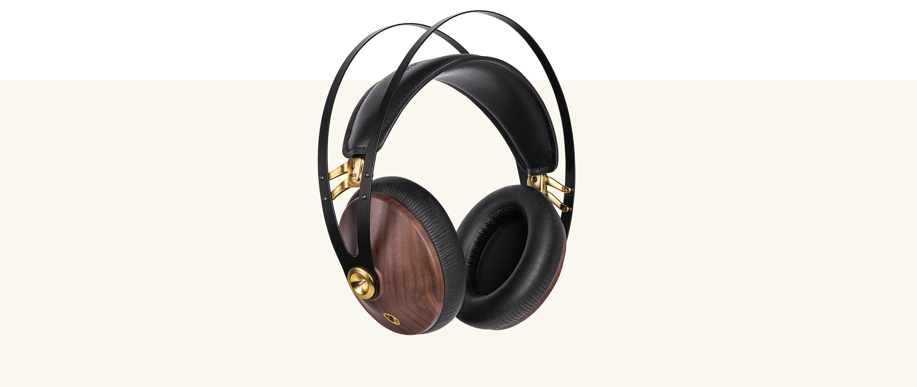 Meze Audio 99 Classics Walnut Gold hero shot