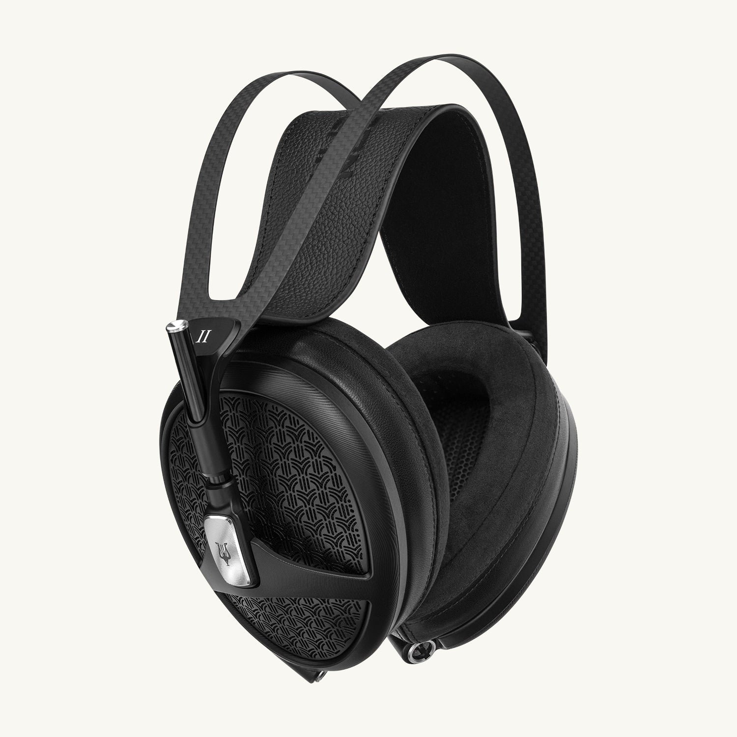 Meze Audio Empyrean II flagship, top of the line product, open-back planar magnetic driver headphones, hero shot