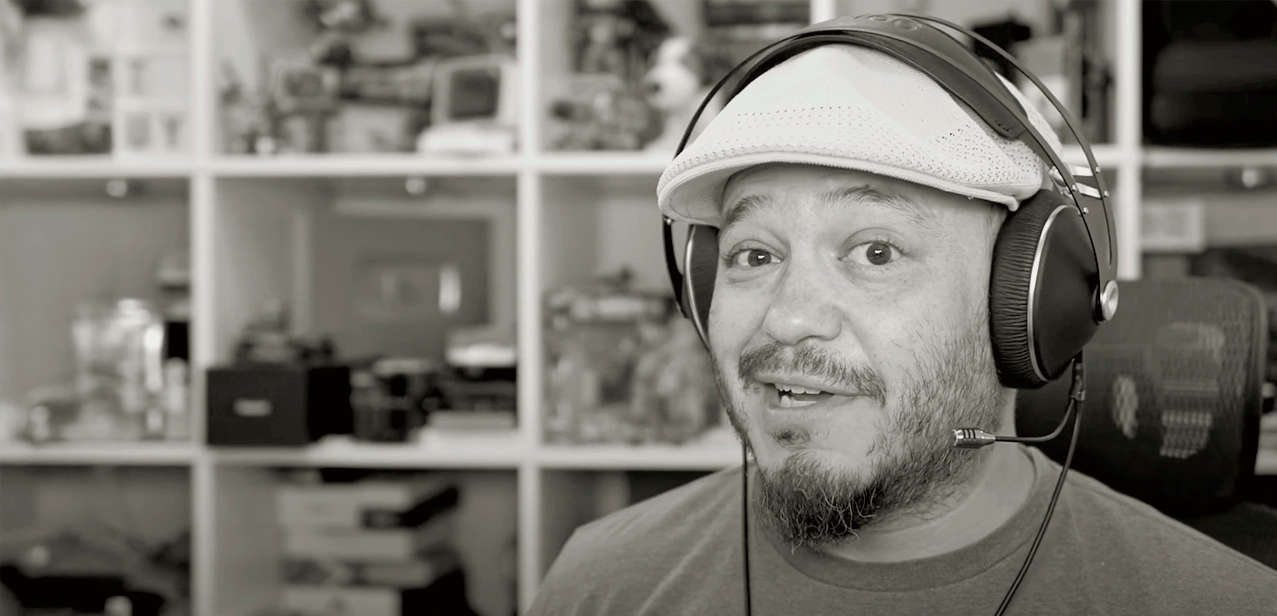 Juan Bagnell wearing Meze Audio 99 Neo Headset photo