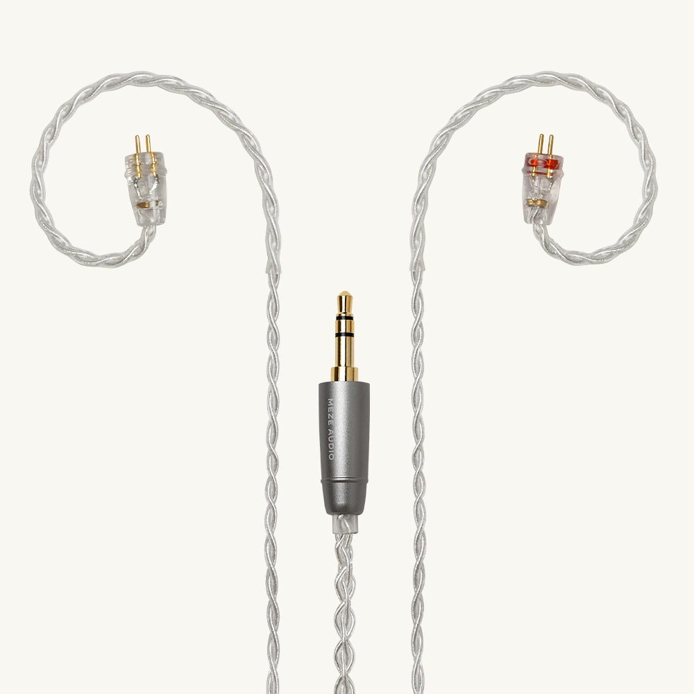 Meze Audio Alba best corded earphones 3.5 mm jack and 2-pin connectors