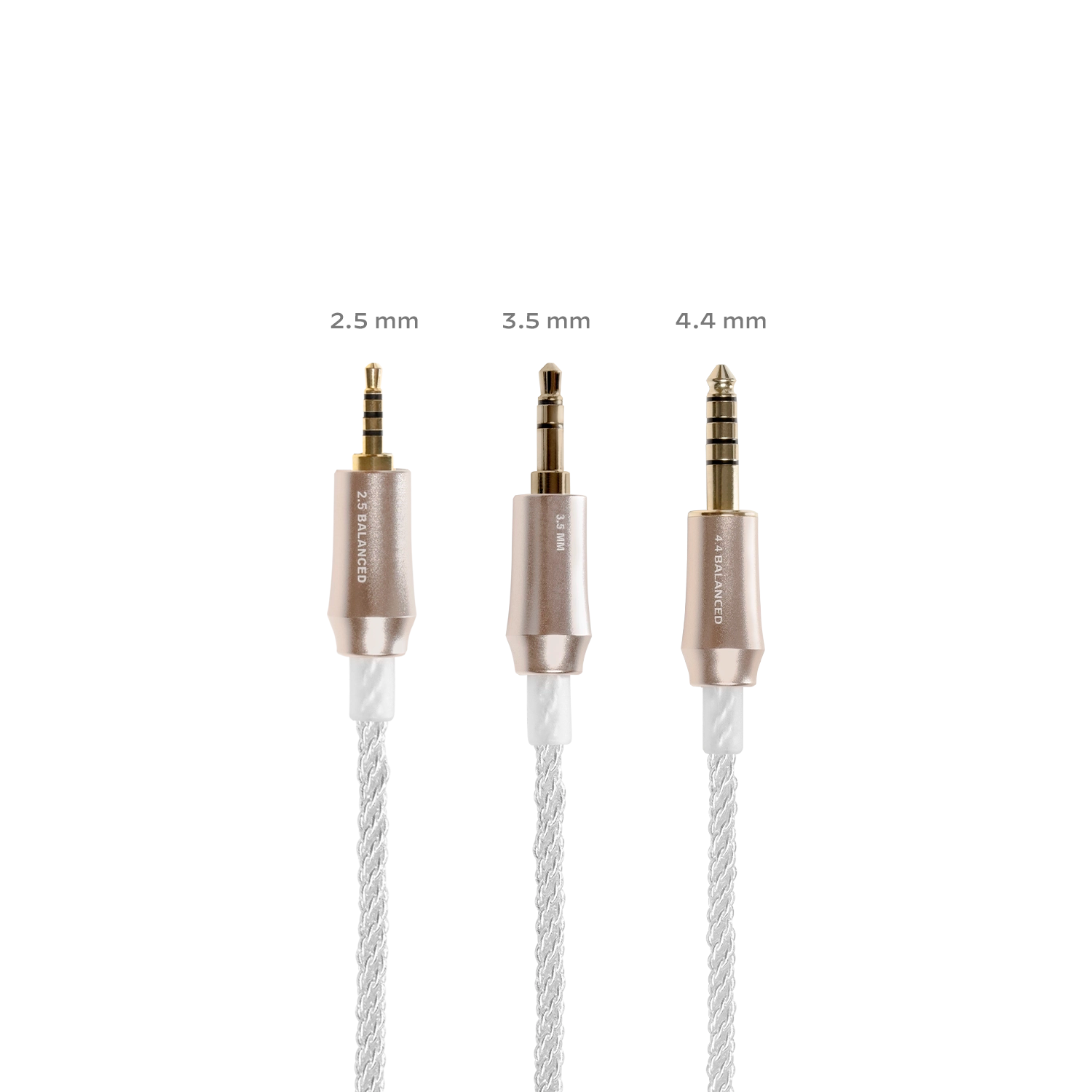 Meze Audio Mono 3.5 silver upgrade cable