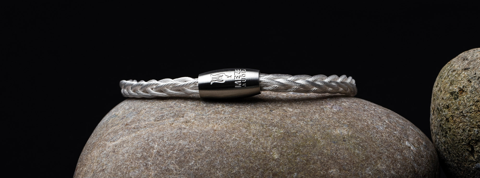 Silver Furukawa PCUHD Handcrafted Bracelet - Premium Audiophile Accessory with Magnetic Clasp