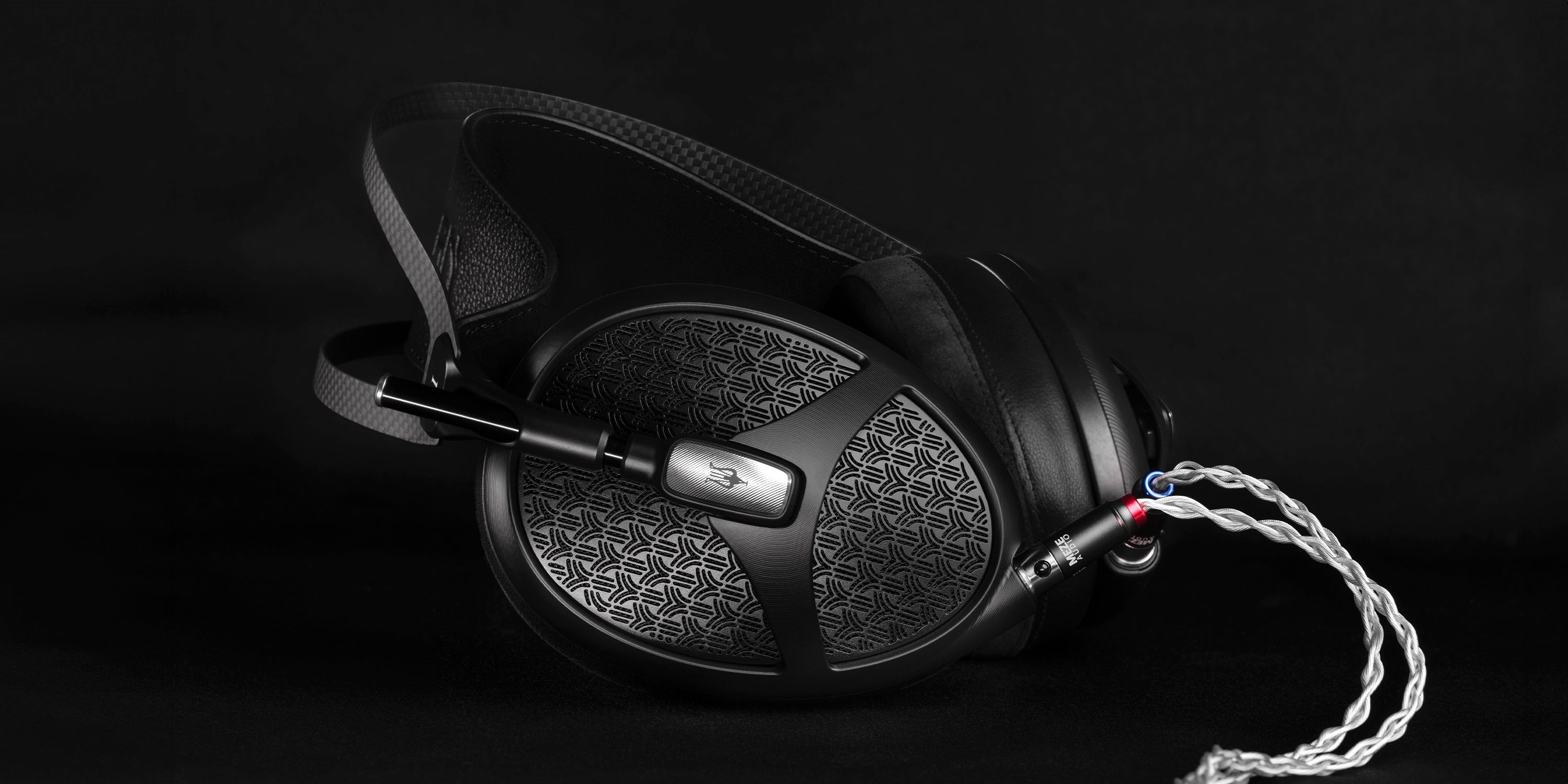 Meze Audio Empyrean II premium hifi best open-back planar magnetic headphones lateral view